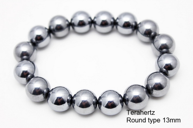 高純度 テラヘルツブレスレット ラウンド13mm 《rv》 [T10-955]