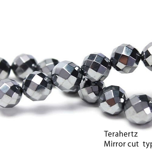 高純度 テラヘルツブレスレット 64面ミラーカット12mm 《rv》  [T10-968]