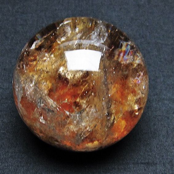 パワーストーン 天然石 ガーデン水晶丸玉 61mm [T100-4395]