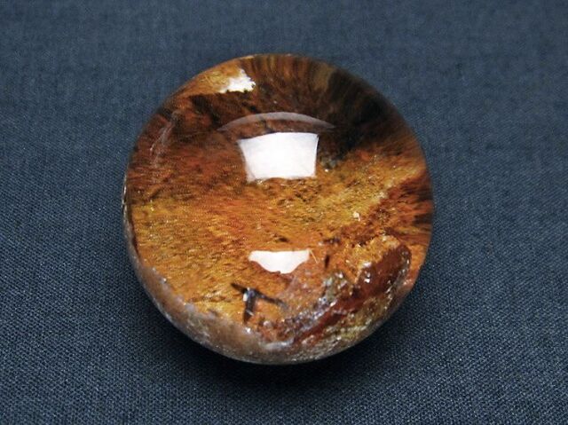 天然石 ガーデンクォーツ（庭園水晶）丸玉32mm[T100-4438] 