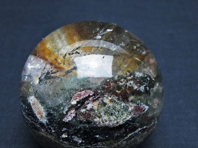 パワーストーン 天然石 ガーデン水晶丸玉 49mm [T100-4723]