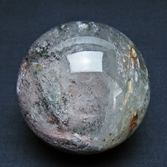 ガーデン水晶丸玉 59mm [T100-4784]