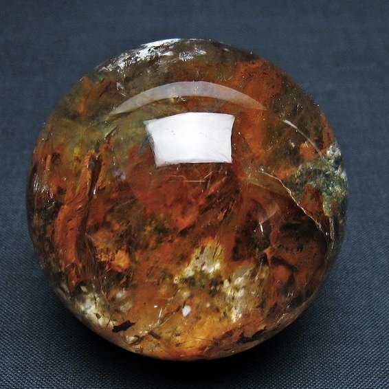 パワーストーン 天然石 ガーデン水晶丸玉 53mm [T100-4820]