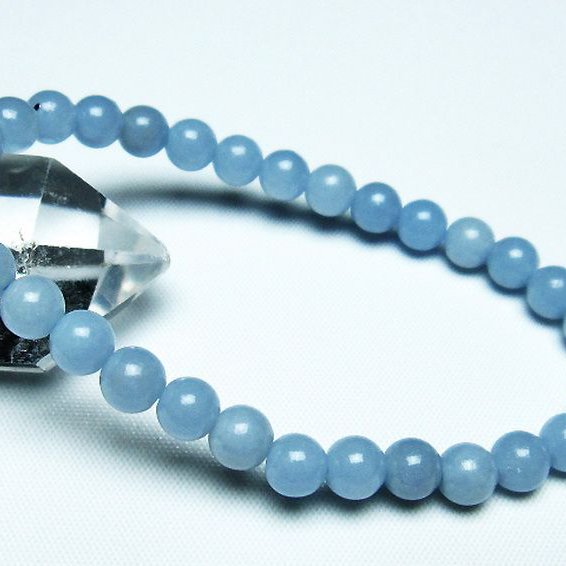 エンジェライト 天使の石 ブレスレット 6mm [T104-3607]