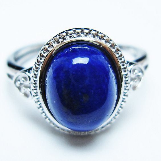 ラピスラズリ指輪(15号) [t109-3315]