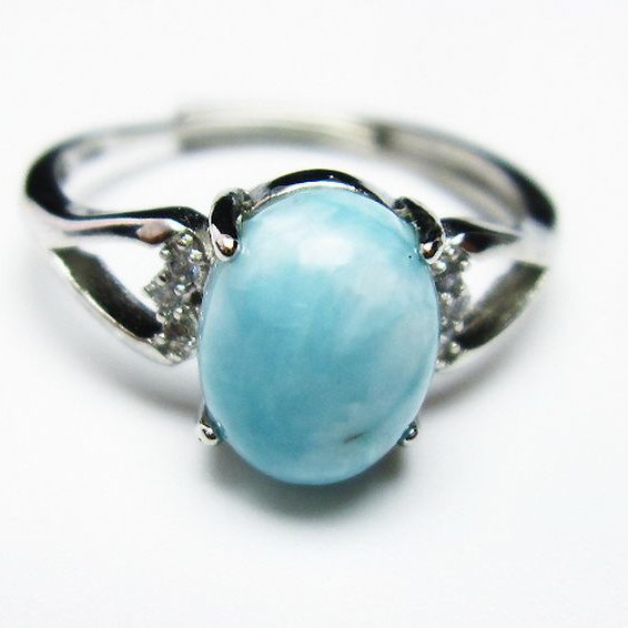 ラリマー指輪(14号)[T113-12341]