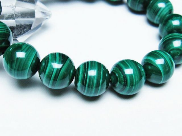 マラカイトブレスレット 13mm [T115-4103]