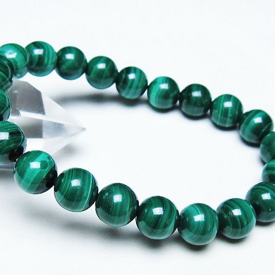 マラカイトブレスレット 10mm [T115-4517]