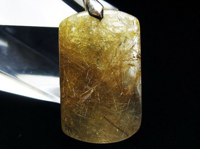 プラチナ入水晶ペンダント[T12-1916]