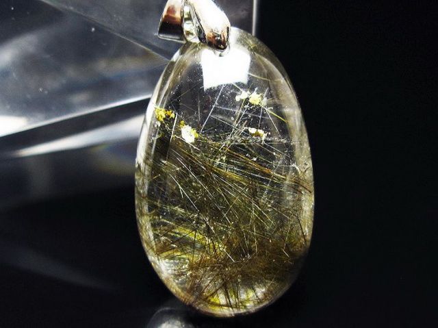 プラチナ入水晶ペンダント[T12-2026]