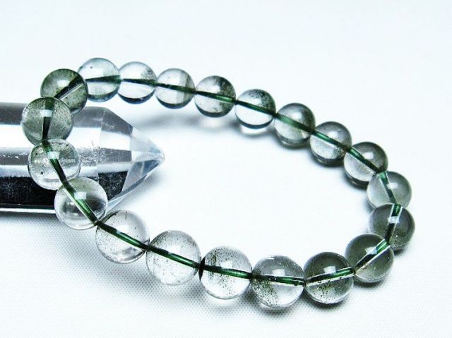 グリーンファントムブレスレット 10mm [T13-9715]