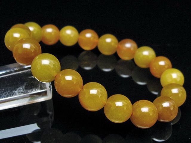 金針ルチル水晶ブレスレット 11mm [t132-15934]