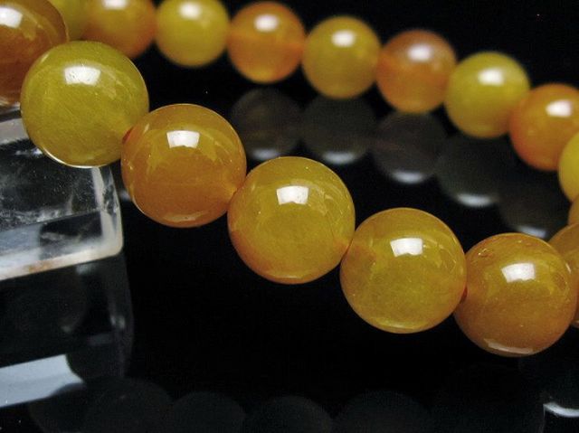 金針ルチル水晶ブレスレット 11mm [t132-15934]
