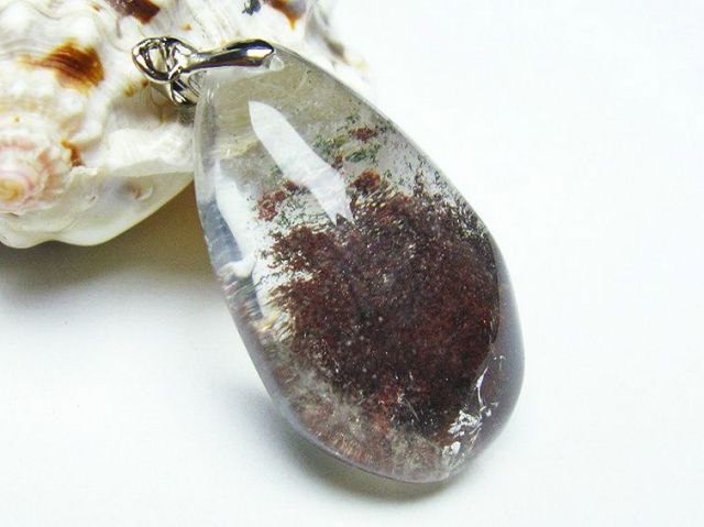 ガーデン水晶ペンダント[T136-4024]