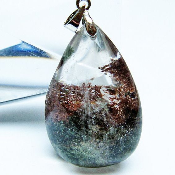 ガーデン水晶ペンダント [t136-4651]