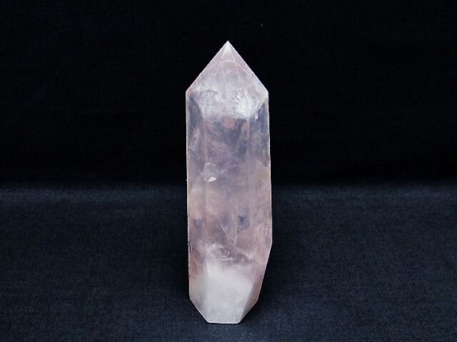 ローズクォーツ六角柱[T138-5442]