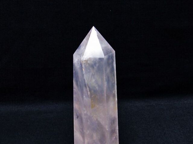 ローズクォーツ六角柱[T138-5442]