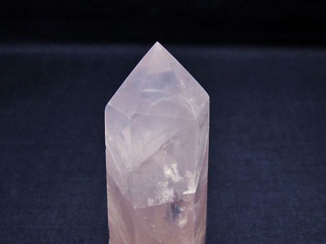 【ドイツ】薔薇の透かしのトング【純銀】ローズ 15cm ローズクォーツ 六角柱[t138-6148]