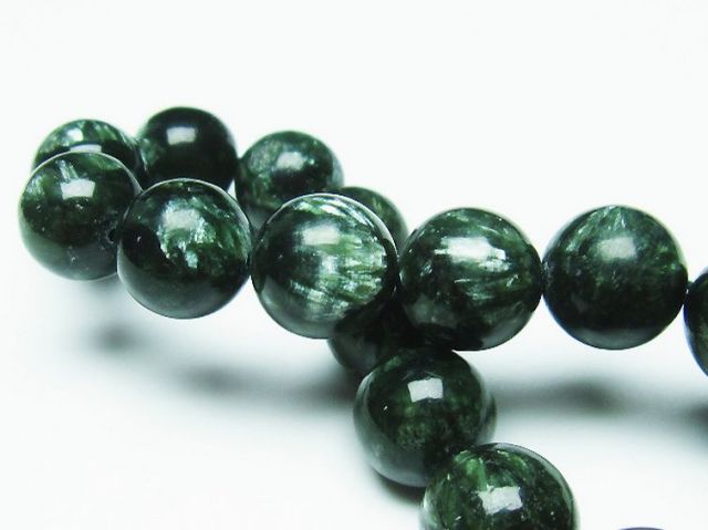 パワーストーン 天然石 セラフィナイトブレスレット 13mm [T14-3460]2枚目