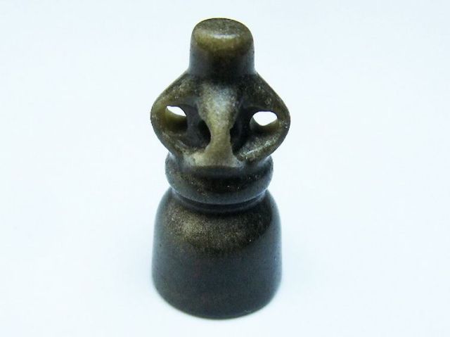 密教法具 ゴールデン キャッツアイ オブシディアン[T142-2482]