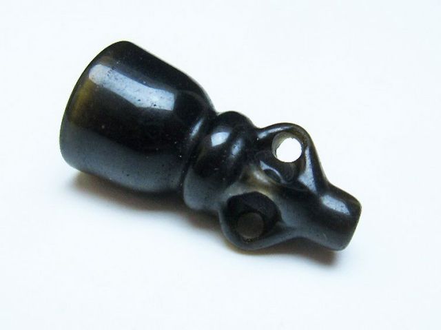 密教法具 ゴールデン キャッツアイ オブシディアン[T142-2484]