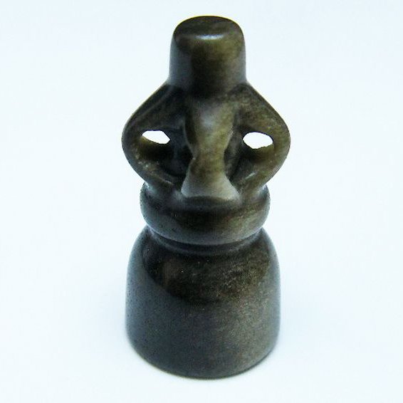 密教法具 ゴールデン キャッツアイ オブシディアン[T142-2486]