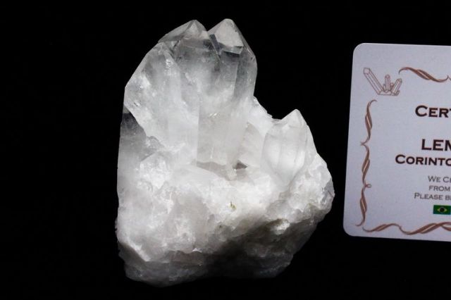 レムリアンシード 水晶 クラスター ミナスジェライス州コリント産 ※証明書付き[T143-2283]