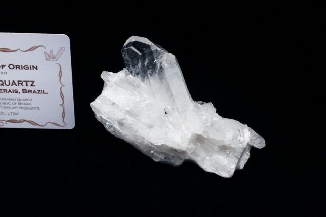 レムリアンシード 水晶 クラスター ミナスジェライス州コリント産 ※証明書付き[T143-2302]