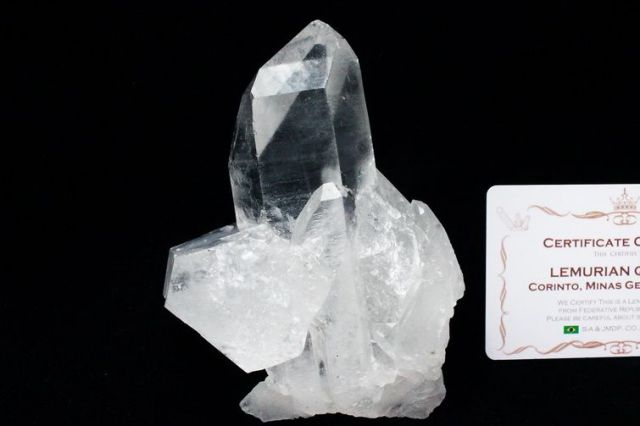 レムリアンシード 水晶 クラスター ミナスジェライス州コリント産 ※証明書付き[T143-2320]