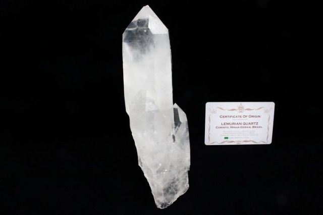 レムリアンシード 水晶 クラスター ミナスジェライス州コリント産 ※証明書付き[T143-2375]
