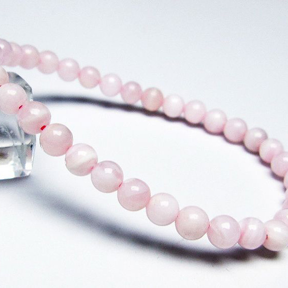 ピンクカルサイト ブレスレット5mm[T144-8063]
