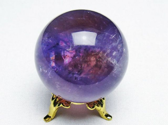 アメジスト パワーストーン 丸玉 大玉 水晶 アメトリン パワーストーン 天然石 アメトリン 丸玉 38mm [T145-2082]