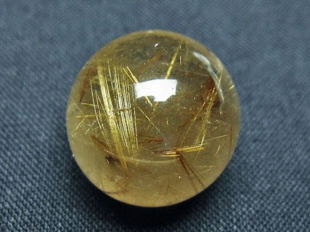 ゴールドタイチンルチル入り水晶丸玉 18mm [T145-2443]