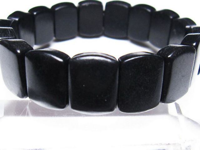 パワーストーン 天然石 シュンガイト バングル[T147-3235]3枚目