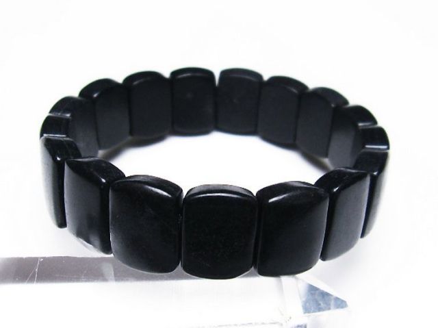 パワーストーン 天然石 シュンガイト バングル[T147-3239]1枚目