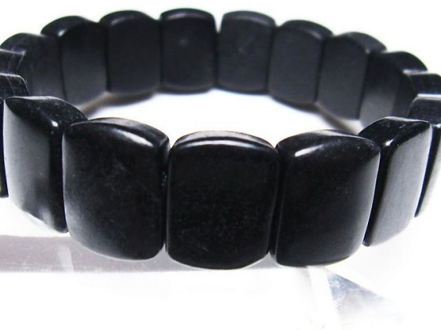 パワーストーン 天然石 シュンガイト バングル[T147-3239]3枚目