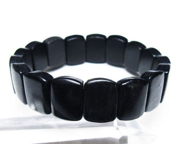 シュンガイト バングル[T147-3528]