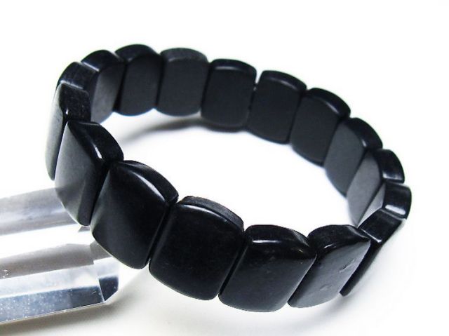 シュンガイト バングル[T147-3528]