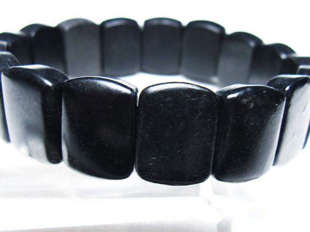 シュンガイト バングル[T147-3528]