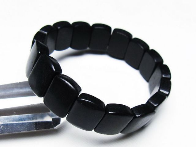 シュンガイト バングル[T147-3638]