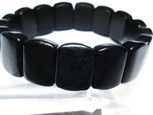 シュンガイト バングル[T147-3638]