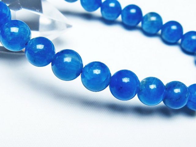 パワーストーン 天然石 アパタイトブレスレット 8mm [T149-7187]