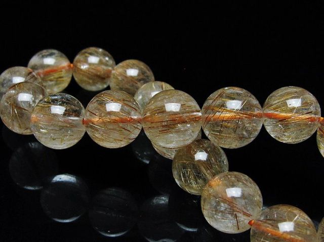 パワーストーン 天然石 ファイナルグレード金針ルチル水晶