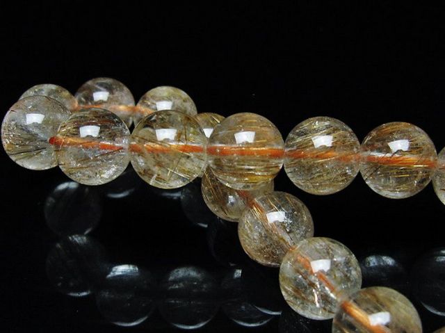 パワーストーン 天然石 ファイナルグレード金針ルチル水晶
