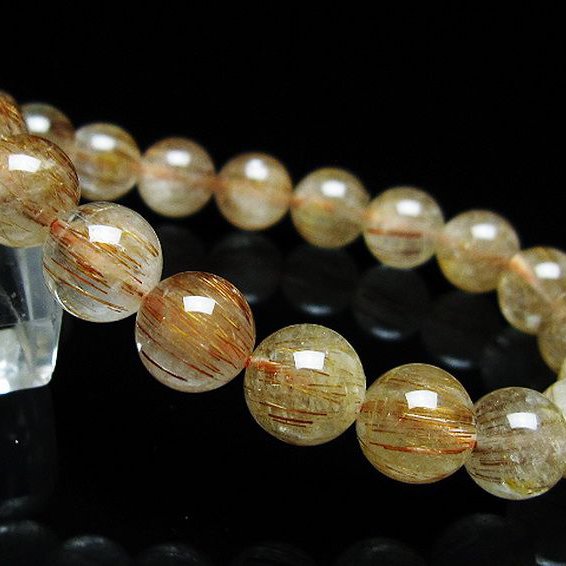 ☆超豪華☆ゴールド、プラチナルチルの最強パワー☆高透明度 ルチルクォーツ 六角柱 最高級ランクルチルクォーツ「プレミアムフォーチュネイトルチル」
