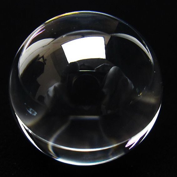 瑪瑙丸玉【A-424】 パワーストーン 天然石 Aクラス水晶丸玉 24mm [T151-2159]