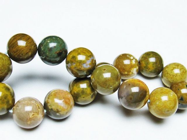パワーストーン 天然石 オーシャンジャスパー ブレスレット 13mm