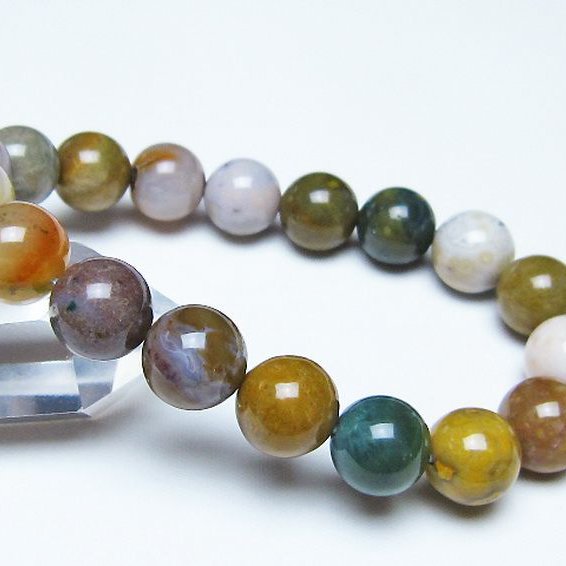 オーシャンジャスパー ブレスレット 12mm [t153-3565]