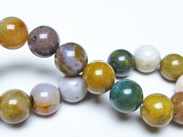 オーシャンジャスパー ブレスレット 12mm [t153-3565]
