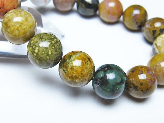 オーシャンジャスパー ブレスレット 13mm [t153-3573]